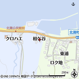 徳島県鳴門市北灘町宿毛谷相ケ谷周辺の地図