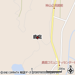 香川県木田郡三木町鹿庭周辺の地図