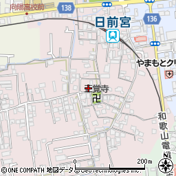 和歌山県和歌山市有家165周辺の地図
