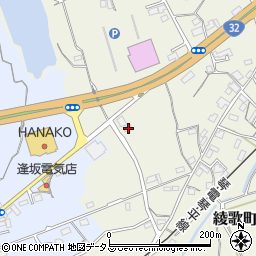 香川県丸亀市綾歌町岡田東1717周辺の地図