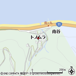 徳島県鳴門市北灘町鳥ケ丸トノムラ周辺の地図