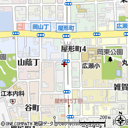 和歌山県和歌山市屋形町4丁目周辺の地図