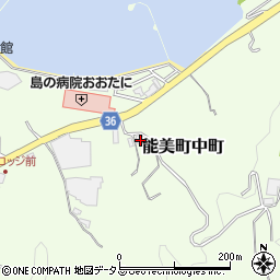 広島県江田島市能美町中町4618周辺の地図