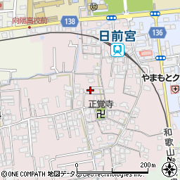 和歌山県和歌山市有家134周辺の地図
