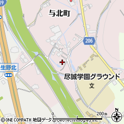 香川県善通寺市与北町2613-11周辺の地図