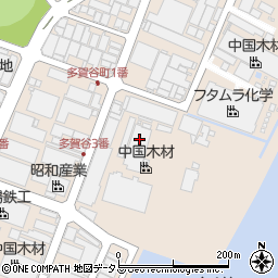 中国木材株式会社　原材料部周辺の地図