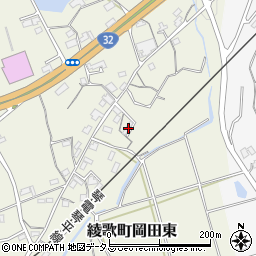 香川県丸亀市綾歌町岡田東2022-2周辺の地図