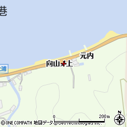 徳島県鳴門市北灘町大浦向山ノ上3周辺の地図