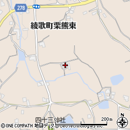 香川県丸亀市綾歌町栗熊東2342周辺の地図