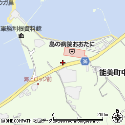 広島県江田島市能美町中町4715周辺の地図