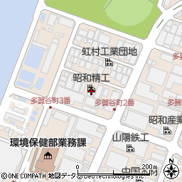 昭和精工虹村工場周辺の地図