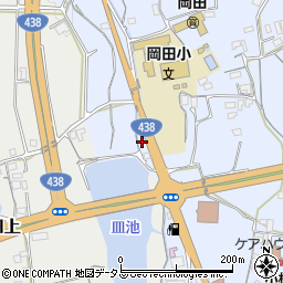丸亀市立　岡田小学校・岡田第２青い鳥教室周辺の地図