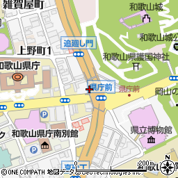 リパーク和歌山県庁東第２駐車場周辺の地図