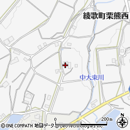 香川県丸亀市綾歌町栗熊西1952-12周辺の地図