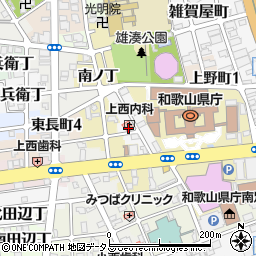 和歌山県和歌山市徒町周辺の地図