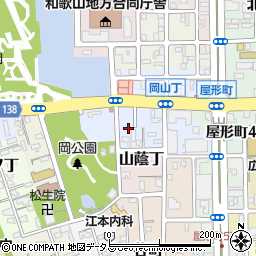 和歌山県和歌山市岡山丁周辺の地図