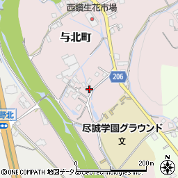 香川県善通寺市与北町2611-3周辺の地図