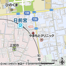 和歌山県和歌山市有家72-10周辺の地図