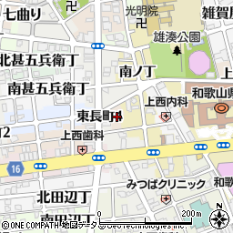 和歌山県和歌山市上野町周辺の地図