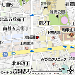 和歌山県和歌山市上野町周辺の地図