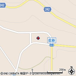 秋芳洞第１駐車場周辺の地図