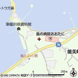 広島県江田島市能美町中町4716周辺の地図