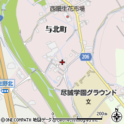 香川県善通寺市与北町2600-2周辺の地図
