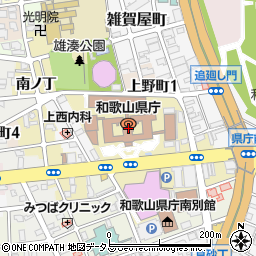 紀陽銀行県庁支店 ＡＴＭ周辺の地図