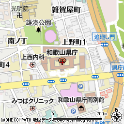 和歌山県周辺の地図