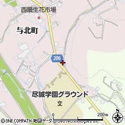 香川県善通寺市与北町2625周辺の地図