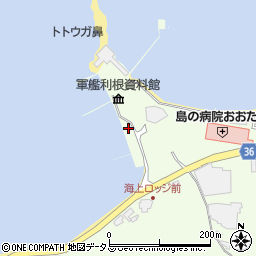 広島県江田島市能美町中町4218-10周辺の地図