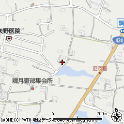 和歌山県紀の川市桃山町調月858周辺の地図