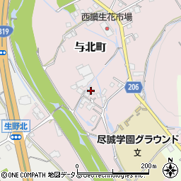 香川県善通寺市与北町2599-5周辺の地図