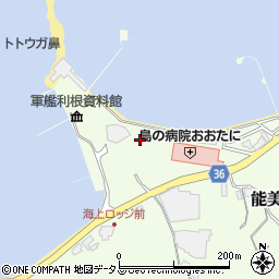 広島県江田島市能美町中町4718周辺の地図