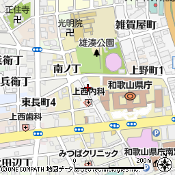 和歌山県和歌山市徒町10周辺の地図