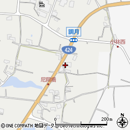 和歌山県紀の川市桃山町調月623周辺の地図