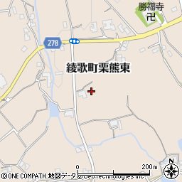 香川県丸亀市綾歌町栗熊東2320周辺の地図