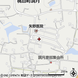 和歌山県紀の川市桃山町調月769-47周辺の地図
