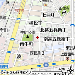 滝川時計メガネ店周辺の地図