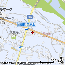 香川県綾歌郡綾川町羽床上626周辺の地図