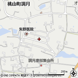 和歌山県紀の川市桃山町調月769-83周辺の地図