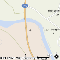 山口県周南市鹿野中田原802周辺の地図