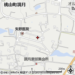 和歌山県紀の川市桃山町調月769-80周辺の地図