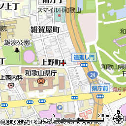 和歌山県和歌山市雑賀屋町東ノ丁38周辺の地図