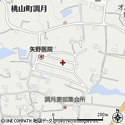 和歌山県紀の川市桃山町調月769-82周辺の地図