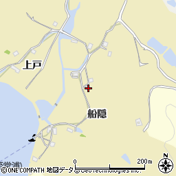 徳島県鳴門市瀬戸町小島田船隠周辺の地図