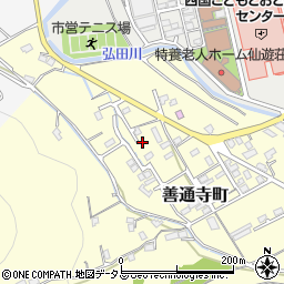 香川県善通寺市善通寺町923周辺の地図