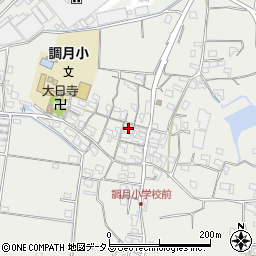 和歌山県紀の川市桃山町調月1068-2周辺の地図