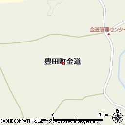 山口県下関市豊田町大字金道周辺の地図