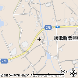 香川県丸亀市綾歌町栗熊東2268周辺の地図